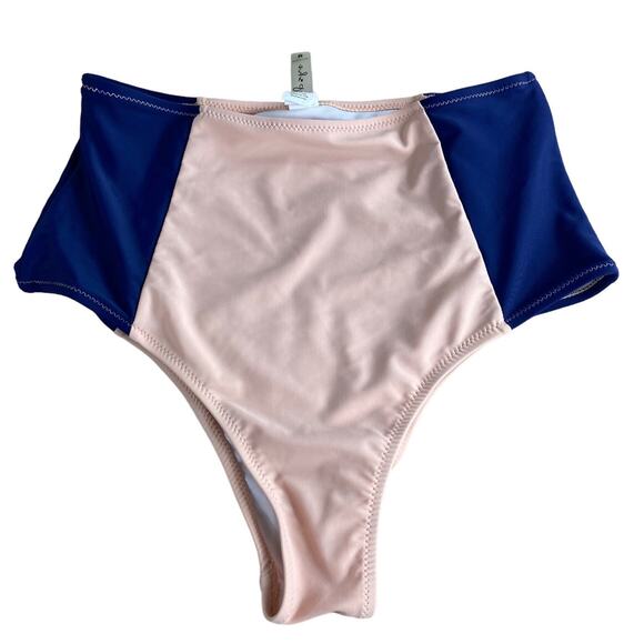 Cupshe Lost in The Dream Color Block High-Waisted Bikini Sz M Swimsuit 2 Piece - Picture 6 of 10